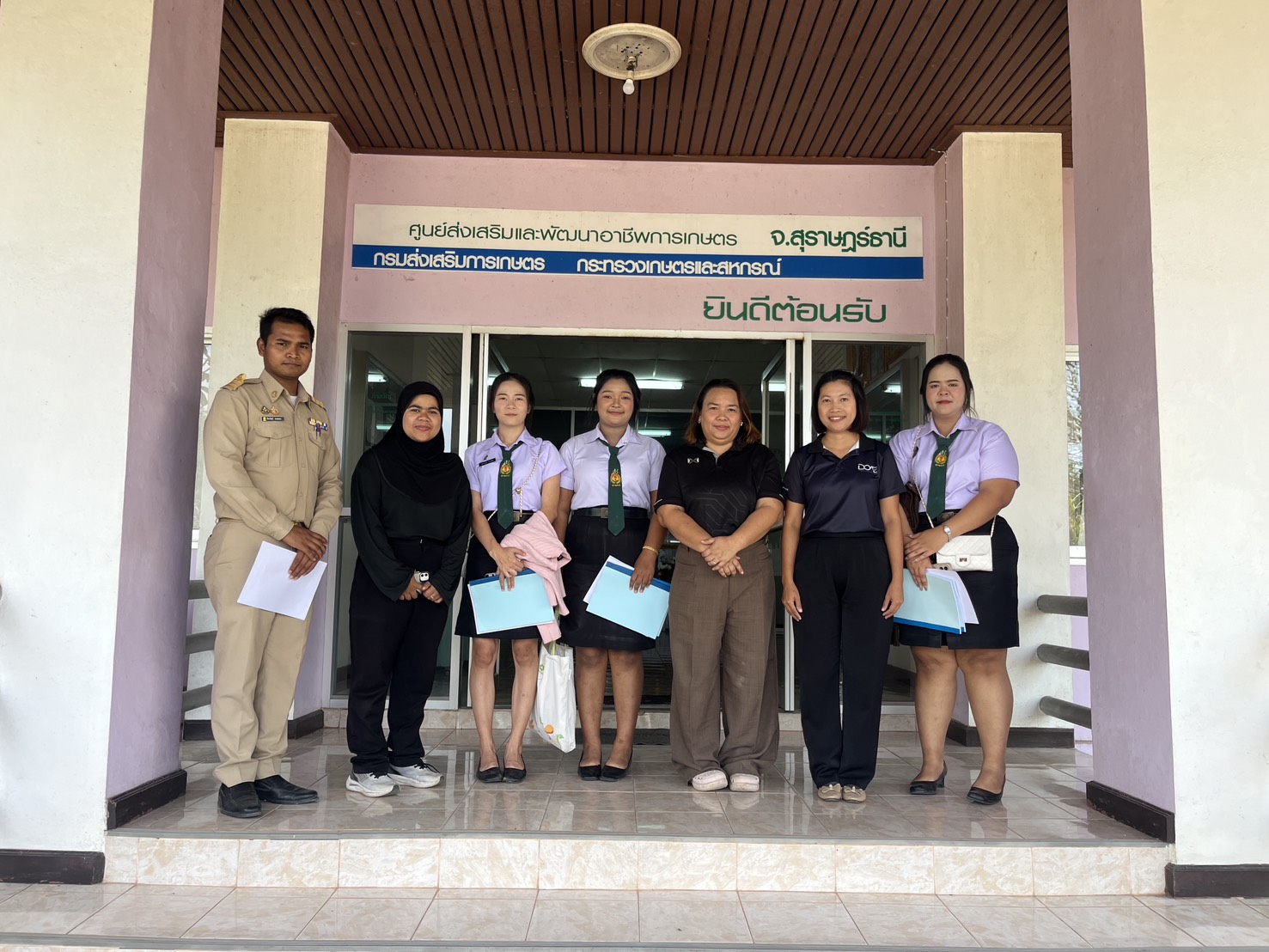 ต้อนรับอาจารย์จากวิทยาลัยเกษตรและเทคโนโลยีสุราษฎร์ธานี ในการนำนักศึกษาส่งตัวเข้าฝึกประสบการณ์สมรรถนะวิชาชีพ ประจำภาคเรียน 1/2569
