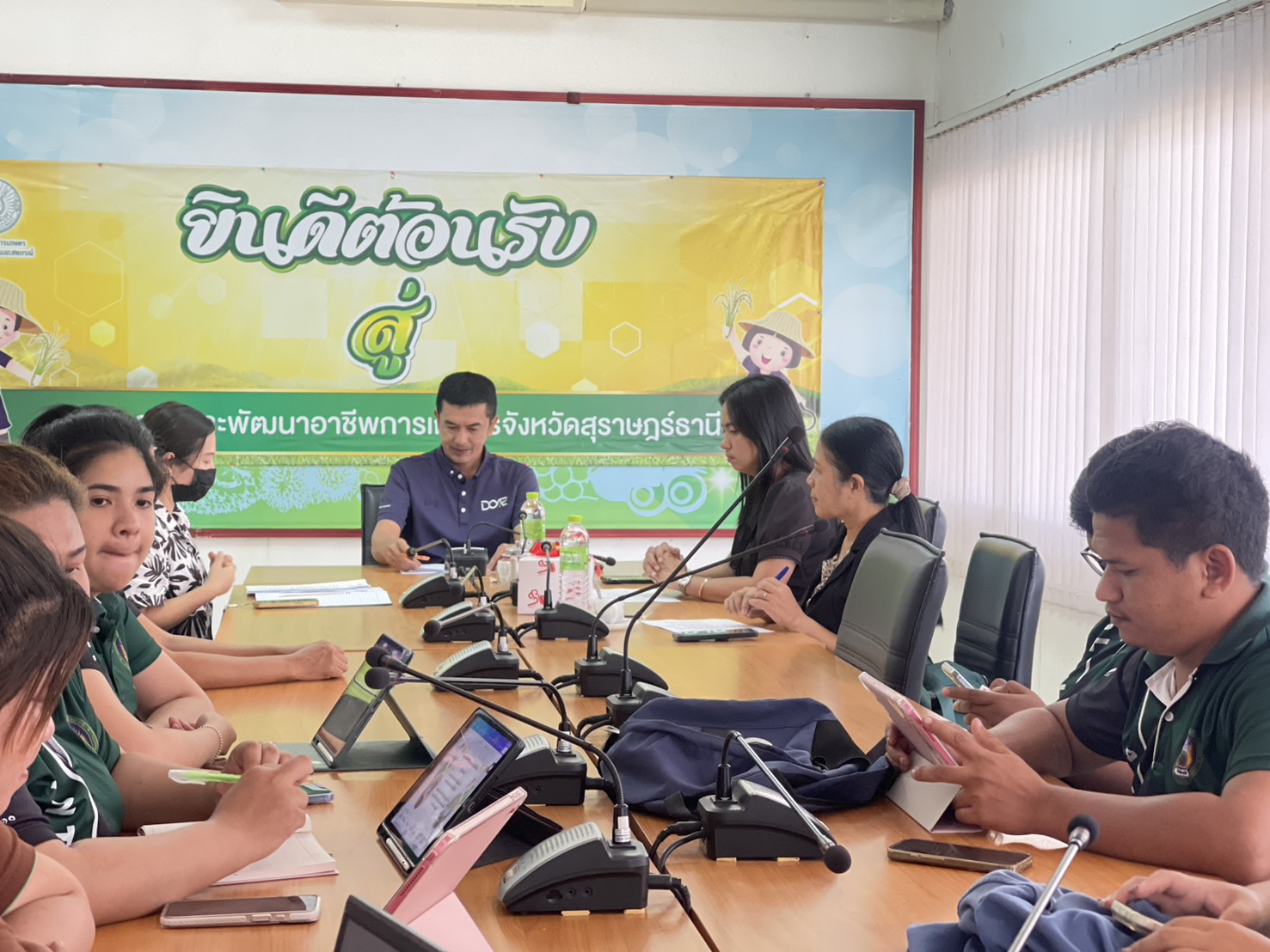 ต้อนรับคณะอาจารย์ ในการนิเทศนักศึกษาฝึกประสบการณ์วิชาชีพ สาขาพืชศาสตร์ คณะวิทยาศาสตร์และเทคโนโลยี มหาวิทยาลัยราชภัฏสุราษฎร์ธานี