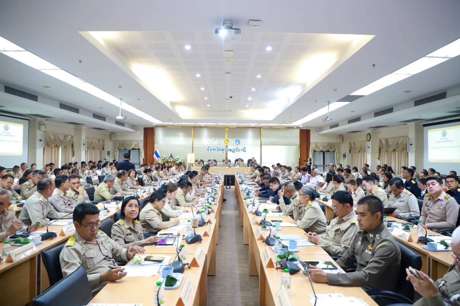 ร่วมประชุมคณะกรรมการจังหวัดและหัวหน้าส่วนราชการจังหวัดสุราษฎร์ธานี ครั้งที่ 7/2569