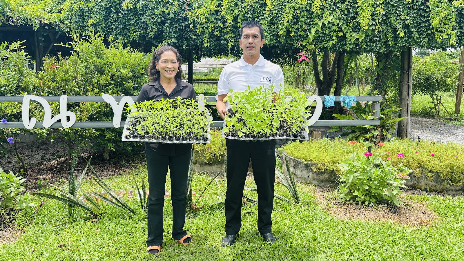 สนับสนุนกล้าพันธุ์ผัก แก่เกษตรกรต้นแบบ ต.ท่าเรือ อ.บ้านนาเดิม จ.สุราษฎร์ธานี เสริมสร้างอาชีพและความมั่นคงทางอาหารแก่ชุมชน