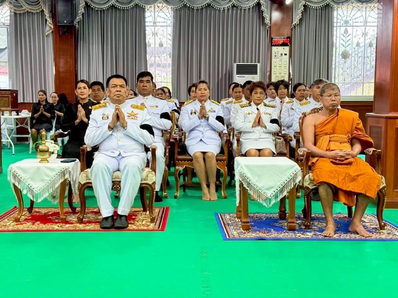ศทอ.สงขลา ร่วมพิธีบำเพ็ญกุศลสวดพระพุทธมนต์ อุทิศถวายพระราชกุศลฯ